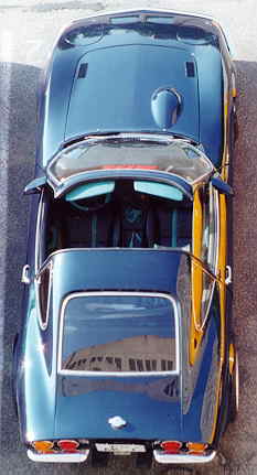Targa Style Opel GT - Top View